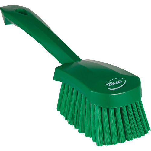 Short-Handled Washing Brush, Soft Bristles, 10-1/2" Long, Green Groupe Belzile Dickner