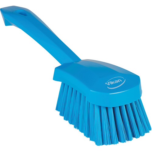 Short-Handled Washing Brush, Soft Bristles, 10-1/2" Long, Blue Groupe Belzile Dickner