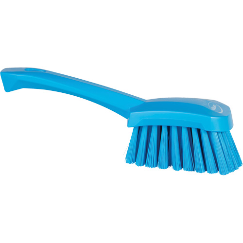 Short-Handled Washing Brush, Soft Bristles, 10-1/2" Long, Blue Groupe Belzile Dickner