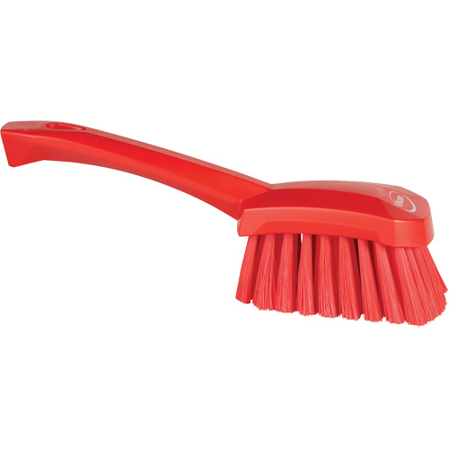 Short-Handled Washing Brush, Soft Bristles, 10-1/2" Long, Red Groupe Belzile Dickner