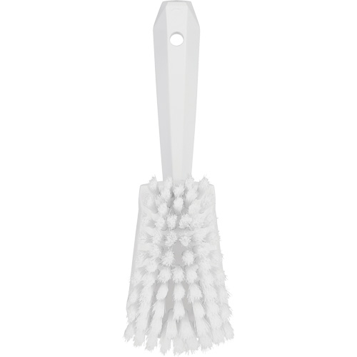 Brosse &agrave; r&eacute;curer avec manche court, Soies Doux, Longueur de 10-1/2", Blanc Groupe Belzile Dickner