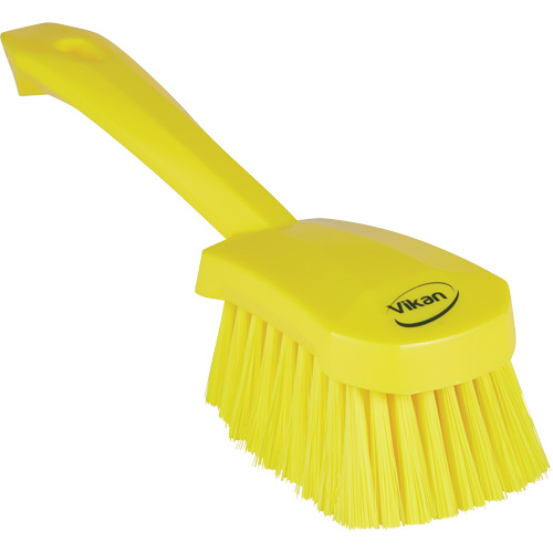 Short-Handled Washing Brush, Soft Bristles, 10-1/2" Long, Yellow Groupe Belzile Dickner