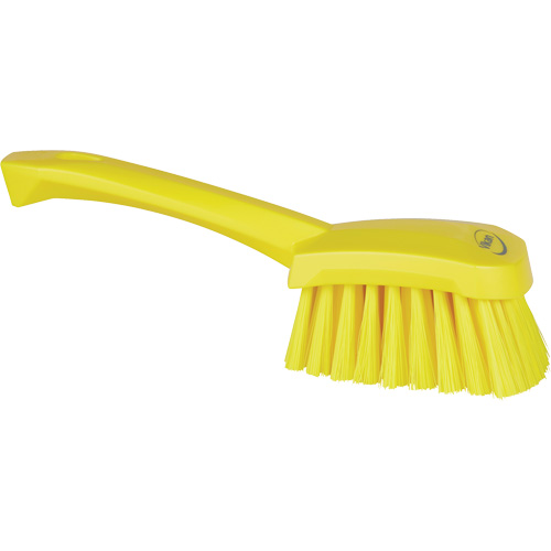 Short-Handled Washing Brush, Soft Bristles, 10-1/2" Long, Yellow Groupe Belzile Dickner