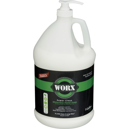 Power Clean Waterless Hand Soap, Liquid, 3.78 L, Unscented Groupe Belzile Dickner