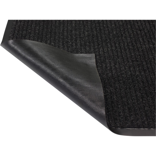 Twin Rib Matting, Wiper/Scraper, 3' x 5' x 1/4", Charcoal Groupe Belzile Dickner
