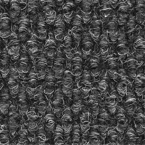 Supreme Knob Entrance Matting, Wiper/Scraper, 13-5/12' x 75-1/2' x 7/16", Charcoal Groupe Belzile Dickner