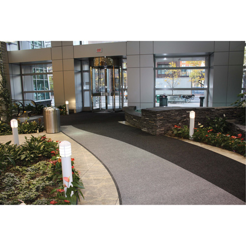 Supreme Knob Entrance Matting, Wiper/Scraper, 13-5/12' x 75-1/2' x 7/16", Charcoal Groupe Belzile Dickner