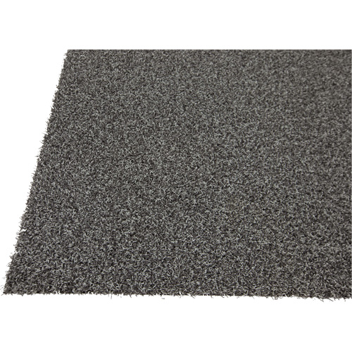Tundra Indoor/Outdoor Matting, Latex/Polypropylene, Scraper Type, Tufted Cut Pile Pattern, 3-1/2' x 15', Charcoal Groupe Belzile Dickner