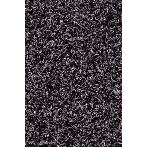 Tundra Indoor/Outdoor Matting, Latex/Polypropylene, Scraper Type, Tufted Cut Pile Pattern, 3-1/2' x 15', Charcoal Groupe Belzile Dickner