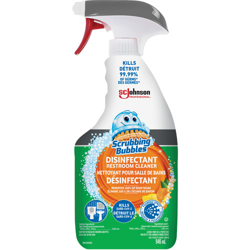 Nettoyant d&eacute;sinfectant pour toilette Scrubbing Bubbles, 32 oz, Bouteille &agrave; g&acirc;chette Groupe Belzile Dickner