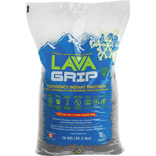 Aide &agrave; la traction LavaGrip, Taille du conteneur 35,3 lb (16 kg), Sac Groupe Belzile Dickner