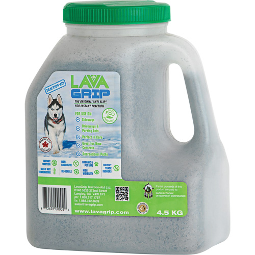 Aide &agrave; la traction LavaGrip, Taille du conteneur 9,9 lb (4,5 kg), Cruche Groupe Belzile Dickner