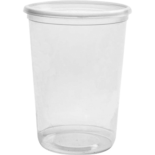 Contenant &agrave; charcuterie transparent sans couvercle Magik 32 oz, Plastique, Ronde Groupe Belzile Dickner