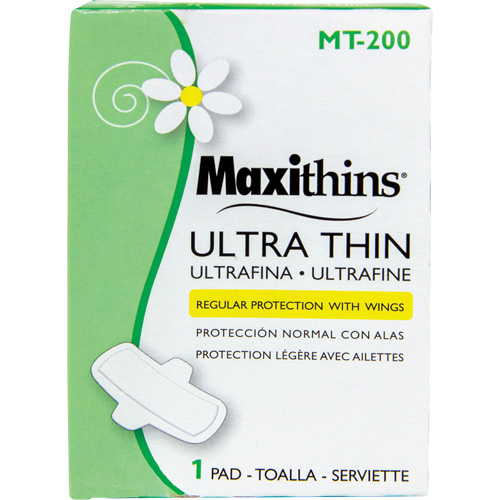 Serviettes Maxi Maxithins ultra minces avec ailes Groupe Belzile Dickner