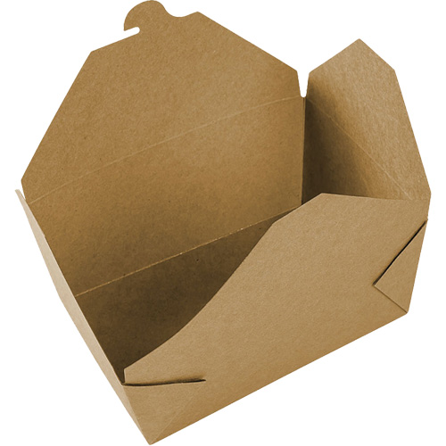 Kraft Take Out Food Containers, Corrugated, Rectangular Groupe Belzile Dickner