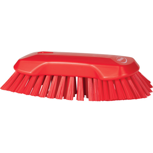 Hand Brush, Extra Stiff Bristles, 9-1/10" Long, Red Groupe Belzile Dickner