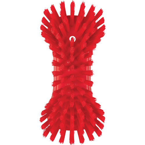 Hand Brush, Extra Stiff Bristles, 9-1/10" Long, Red Groupe Belzile Dickner