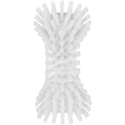 Hand Brush, Extra Stiff Bristles, 9-1/10" Long, White Groupe Belzile Dickner