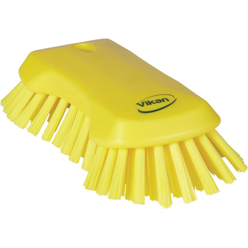 Brosse &agrave; main, Soies Tr&egrave;s ferme, Longueur de 9-1/10", Jaune Groupe Belzile Dickner