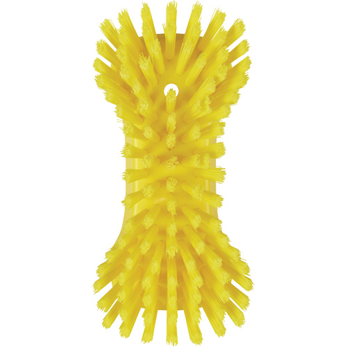 Brosse &agrave; main, Soies Tr&egrave;s ferme, Longueur de 9-1/10", Jaune Groupe Belzile Dickner