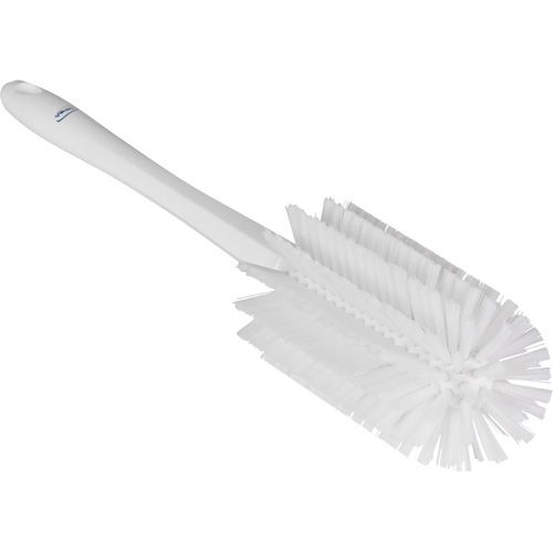 Brosse moyenne avec manche, Soies Ferme, Longueur de 17", Blanc Groupe Belzile Dickner