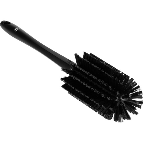 Brosse moyenne avec manche, Soies Ferme, Longueur de 17", Noir Groupe Belzile Dickner