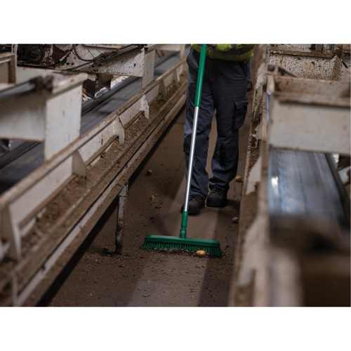 T&ecirc;te de balai-brosse, Crins Fin/Ferme, 16-1/2", Polyester/Polypropyl&egrave;ne, Vert Groupe Belzile Dickner