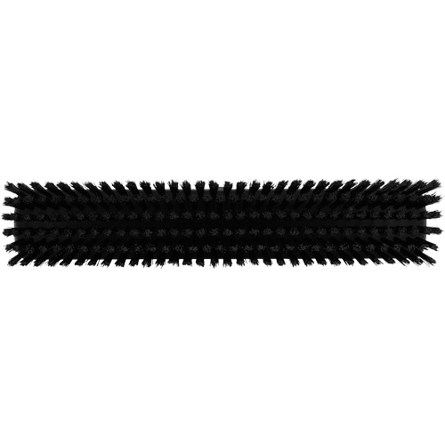 Push Broom Head, Fine/Stiff Bristles, 16-1/2", Polyester/Polypropylene, Black Groupe Belzile Dickner