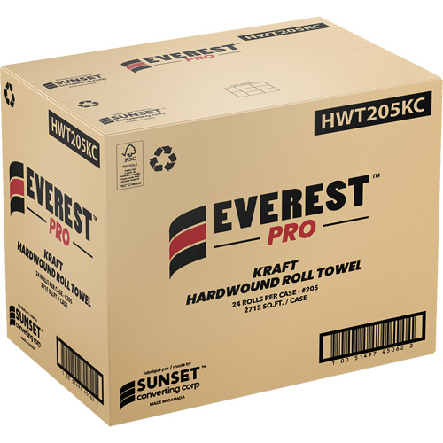 Everest Pro Kraft Hardwound Roll Towels, 1 Ply, Standard Groupe Belzile Dickner