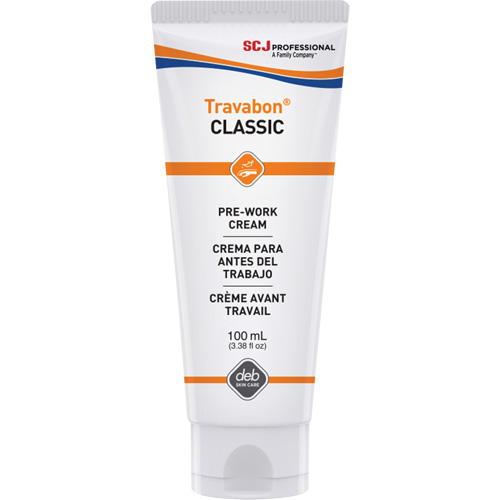 Cr&egrave;me protectrice contre l'huile, la graisse et les adh&eacute;sifs Travabon Classic, Tube, 100 ml Groupe Belzile Dickner