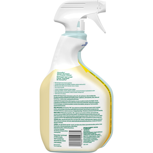 Nettoyant tout usage CloroxPro Clorox EcoClean, 946 ml, Bouteille &agrave; g&acirc;chette Groupe Belzile Dickner