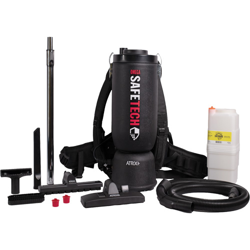 Aspirateur dorsal HEPA SafeTech Omega Groupe Belzile Dickner