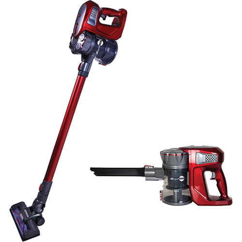 Rapid Red Cordless Stick Vacuum, Dry, 0.5 US Gal. (1.89 Litres) Groupe Belzile Dickner