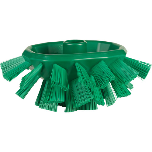 Brosse UST pour cuves, Soies Ferme, Longueur de 7-1/2", Vert Groupe Belzile Dickner