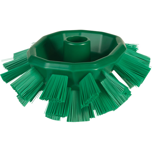 Brosse UST pour cuves, Soies Ferme, Longueur de 7-1/2", Vert Groupe Belzile Dickner