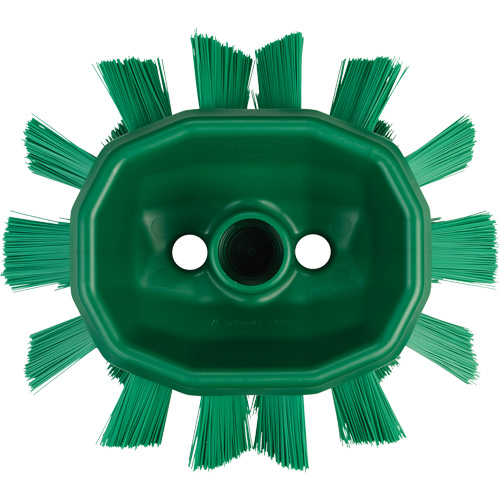 Brosse UST pour cuves, Soies Ferme, Longueur de 7-1/2", Vert Groupe Belzile Dickner