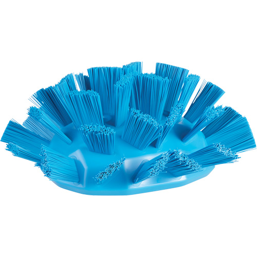 Brosse UST pour cuves, Soies Ferme, Longueur de 7-1/2", Bleu Groupe Belzile Dickner