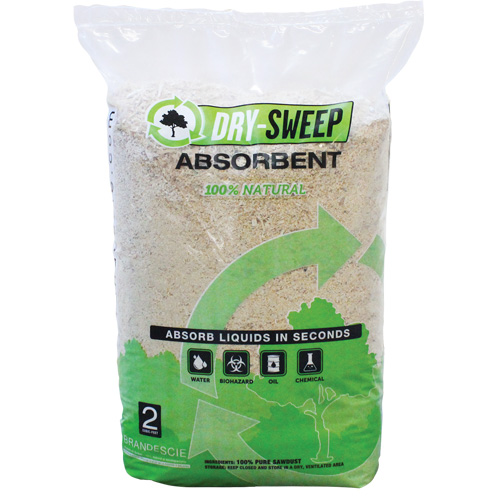 Absorbant naturel biod&eacute;gradable Dry Sweep, Sac, 22 lb (10 kg) Groupe Belzile Dickner
