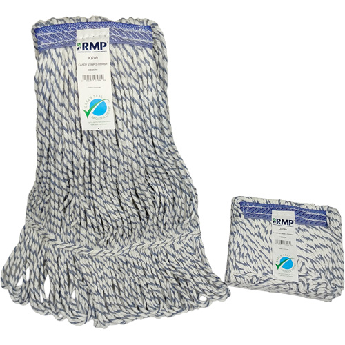 Candy-Striped Mop Head, Floor Finishing, Synthetic, Loop Style Groupe Belzile Dickner