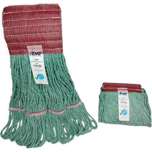 Wide-Band Mop Head, Antimicrobial/Floor Finishing/Specialty, Cotton/Rayon/Synthetic, Loop Style Groupe Belzile Dickner