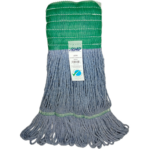 Wide-Band Mop Head, Antimicrobial/Floor Finishing/Specialty, Cotton/Rayon/Synthetic, Loop Style Groupe Belzile Dickner