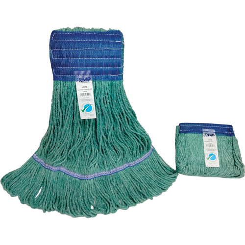 Wide-Band Mop Head, Antimicrobial/Floor Finishing/Specialty, Cotton/Rayon/Synthetic, Loop Style Groupe Belzile Dickner