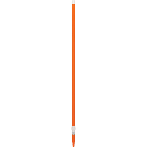 Manche, Balai/Brosse/Vadrouille &agrave; &eacute;pousseter/Support &agrave; tampon/Grattoir/Raclette/Vadrouille humide, Orange, T&eacute;lescopique, 62" - 109-2/5" lo Groupe Belzile Dickner