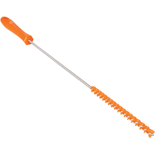 Tube Brush, Stiff Bristles, 19-7/10" Long, Orange Groupe Belzile Dickner