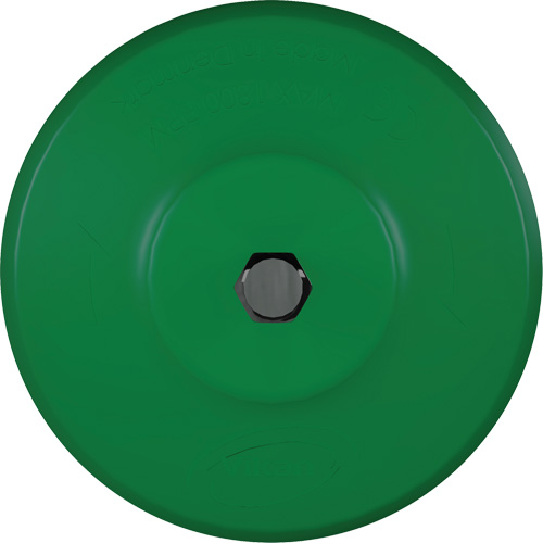 HyDrive Round Drill Brush, Extra Stiff Bristles, 3-1/10" Long, Green Groupe Belzile Dickner