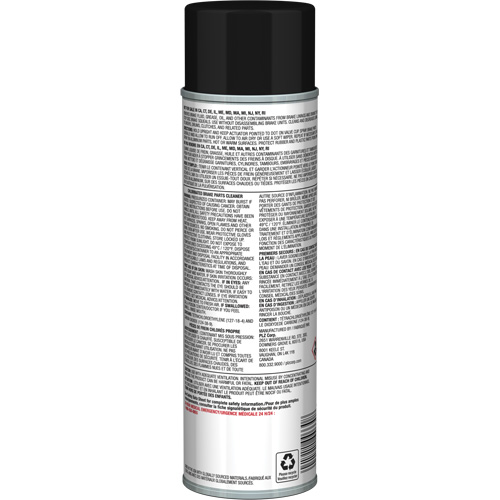 Nettoyant pour pi&egrave;ces de freins Pro Line avec tr&egrave;s faible teneur en COV, Canette a&eacute;rosol Groupe Belzile Dickner