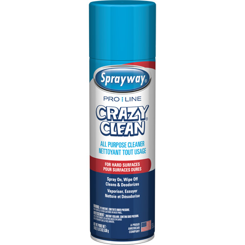 Nettoyant tout usage Pro Line Crazy Clean, 19 oz., Canette a&eacute;rosol Groupe Belzile Dickner
