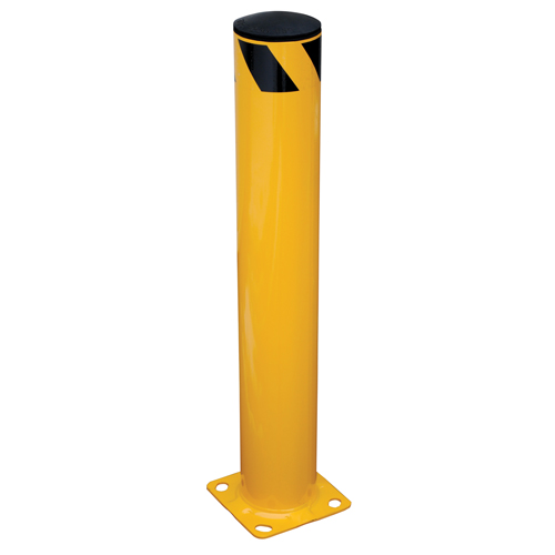 Safety Bollard, Steel, 36" H x 5.5" W, Yellow Groupe Belzile Dickner