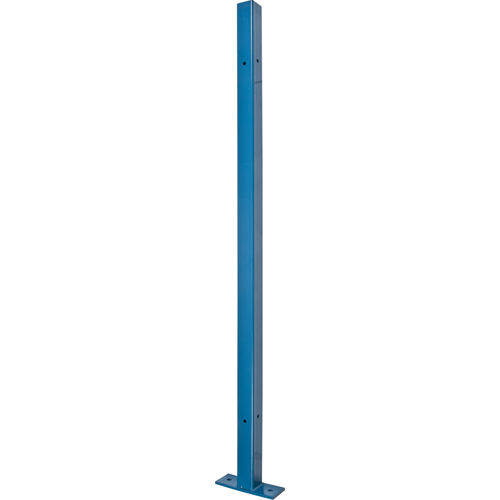 Poteau universel, 4,125' h x 2" la, Bleu Groupe Belzile Dickner