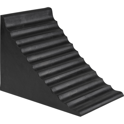 Wheel Chock, 9-7/8" x 7-1/8" x 7-1/2", Black Groupe Belzile Dickner
